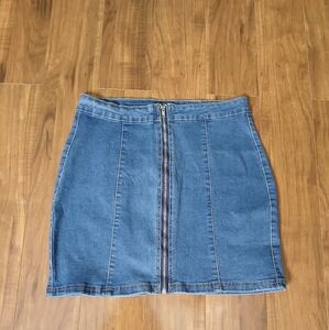 SHEIN Denim Blue Women's Skirt